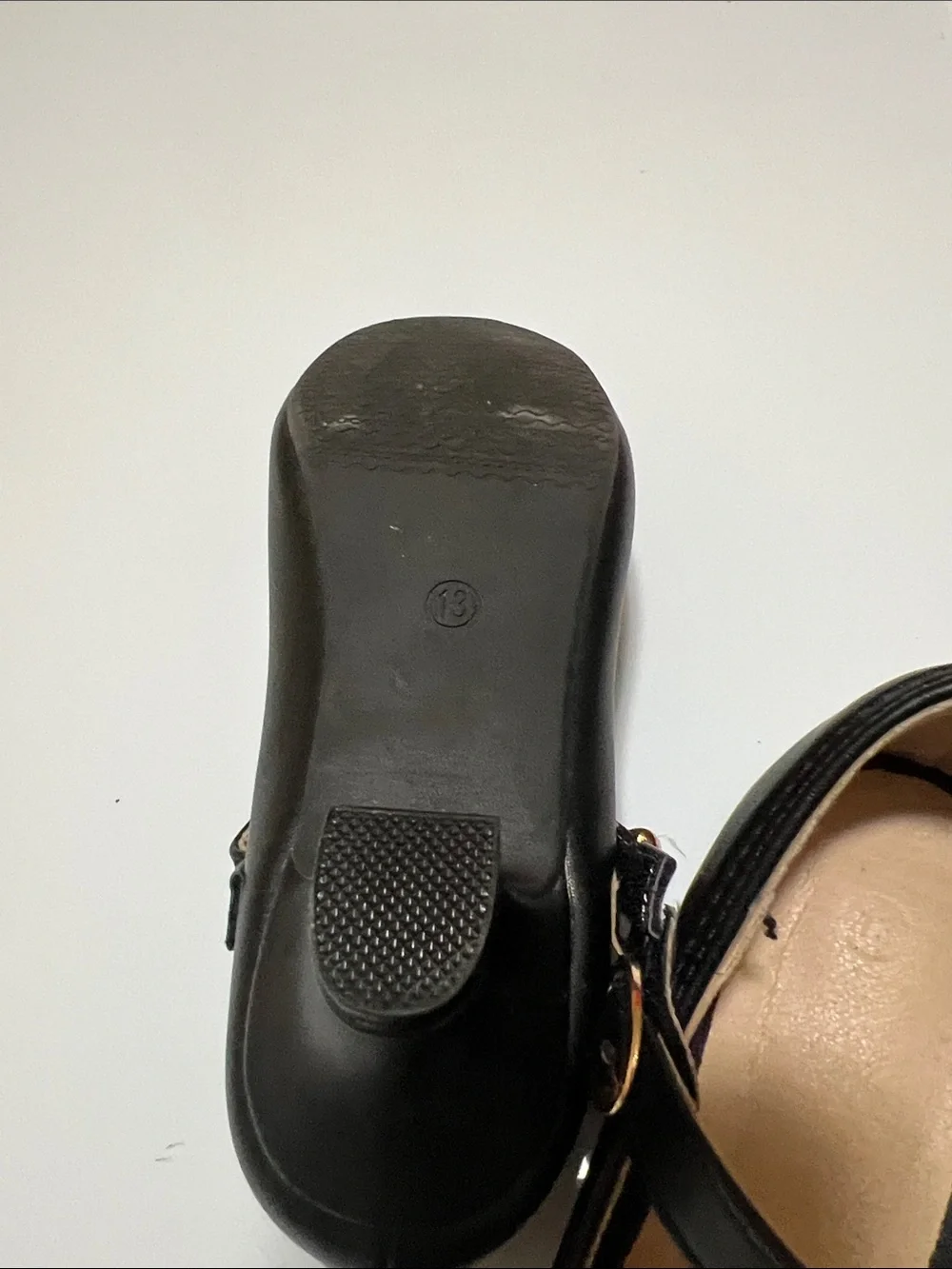 Girls Black Mary Jane Dress Shoes with Bow